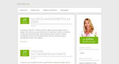 Desktop Screenshot of dermatologie-online.ro